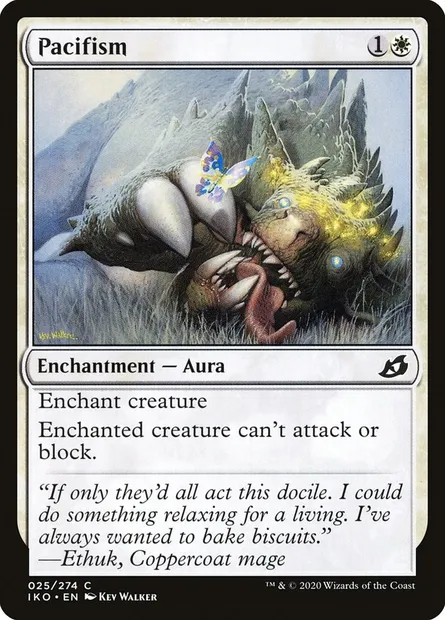 Pacifism, Magic card IKO 25 — Ikoria: Lair of Behemoths set
