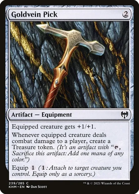 Goldvein Pick, Magic card KHM 239 — Kaldheim set