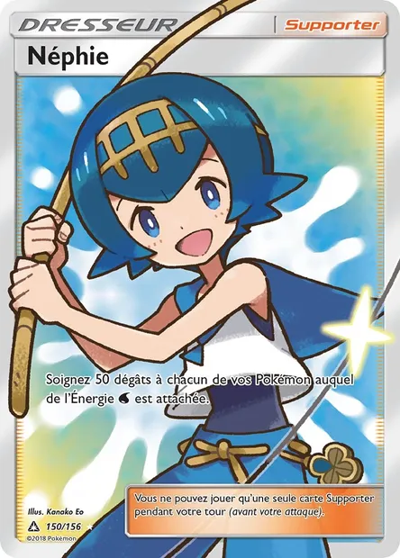Néphie, carte Pokémon UPR 150 — extension Ultra-Prisme