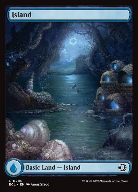 Île, carte Magic ECL 280 — extension Lorwyn Eclipsed