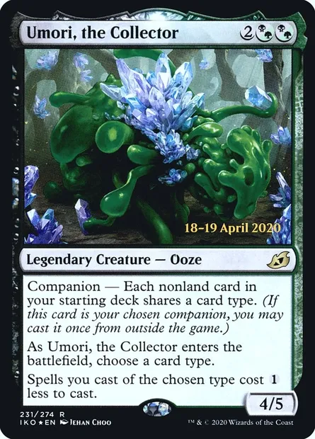 Umori, le collecteur, carte Magic PIKO 231s — extension Ikoria: Lair of Behemoths Promos