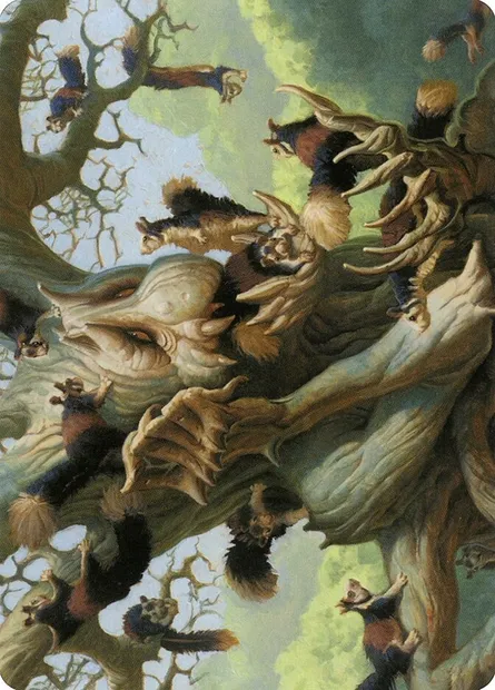 Scurry Oak // Scurry Oak, carte Magic AMH2 40 — extension Modern Horizons 2 Art Series