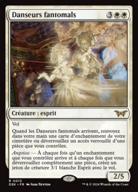 Danseurs fantomals, carte Magic DSK 13 — extension Duskmourn: House of Horror