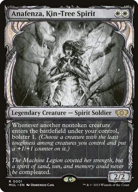Anafenza, Kin-Tree Spirit, Magic card MUL 1 — Multiverse Legends set
