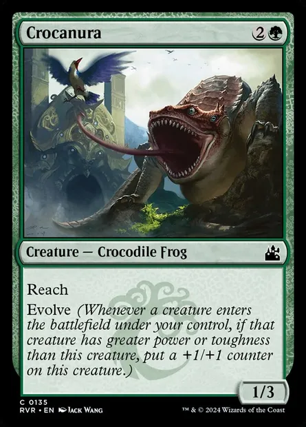 Crocanura, Magic card RVR 135 — Ravnica Remastered set