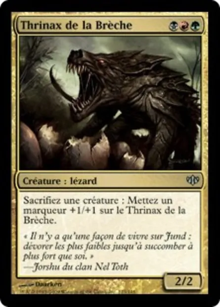 Thrinax de la Brèche, carte Magic CON 123 — extension Conflux