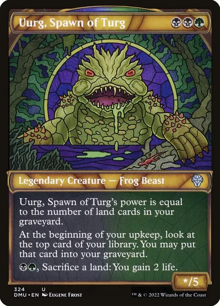 Uurg, Spawn of Turg, Magic card DMU 324 — Dominaria United set