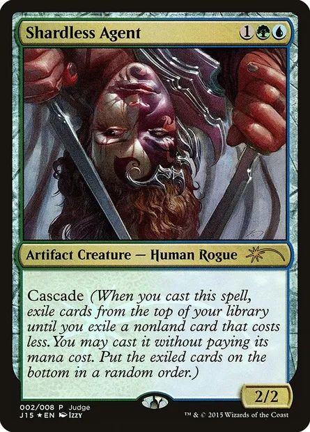 Shardless Agent, Magic card J15 2 — Judge Gift Cards 2015 set