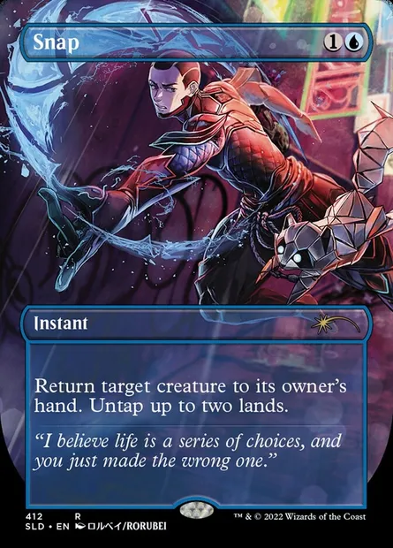 Claquement, carte Magic SLD 412 — extension Secret Lair Drop