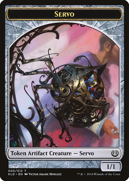 Servo, carte Magic TKLD 5 — extension Kaladesh Tokens