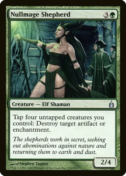 Nullmage Shepherd, Magic card RAV 174 — Ravnica: City of Guilds set
