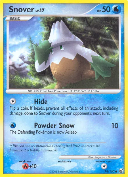 Blizzi, carte Pokémon SF 74 — extension Tempête