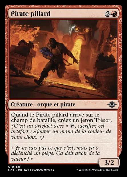 Pirate pillard, carte Magic LCI 160 — extension The Lost Caverns of Ixalan