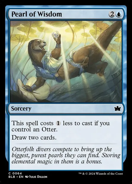 Pearl of Wisdom, Magic card BLB 64 — Bloomburrow set