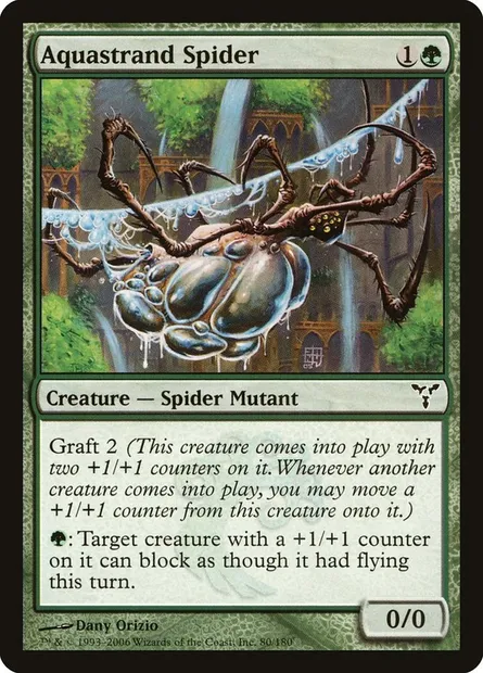 Aquastrand Spider, Magic card DIS 80 — Dissension set