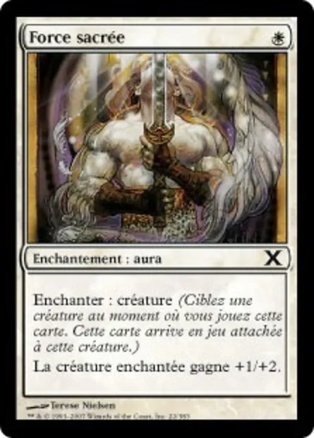 Force sacrée, carte Magic 10E 22 — extension Dixième édition