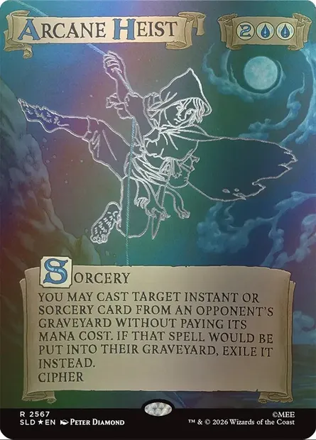 Arcane Heist, Magic card SLD 2567 — Secret Lair Drop set