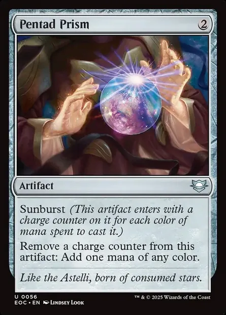 Pentad Prism, Magic card EOC 56 — Edge of Eternities Commander set