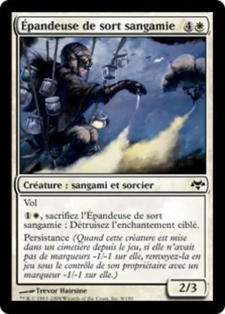 Épandeuse de sort sangamie, carte Magic EVE 8 — extension Coucheciel