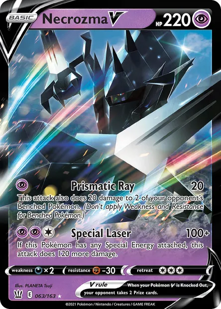 Necrozma V, Pokémon card BST 63 — Battle Styles set
