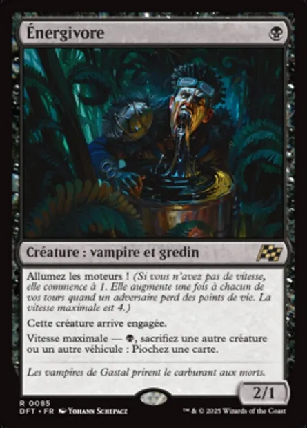 Énergivore, carte Magic DFT 85 — extension Aetherdrift
