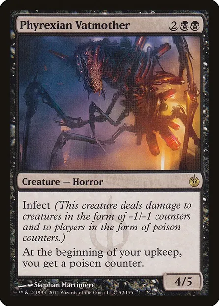 Phyrexian Vatmother, Magic card MBS 52 — Mirrodin Besieged set