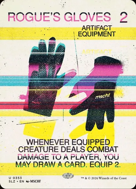 ROGUE'S GLOVES, carte Magic SLZ 353 — extension The Zeta Set
