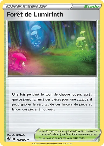 Forêt de Lumirinth, carte Pokémon DAA 162 — extension Ténèbres Embrasées