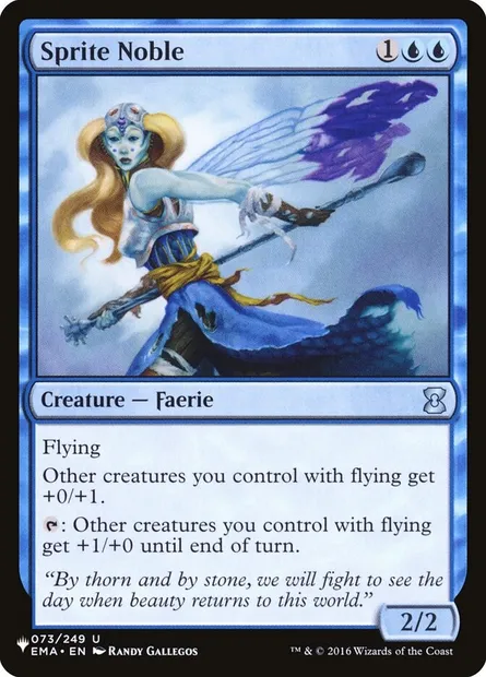 Sprite Noble, Magic card PLST EMA-73 — The List set