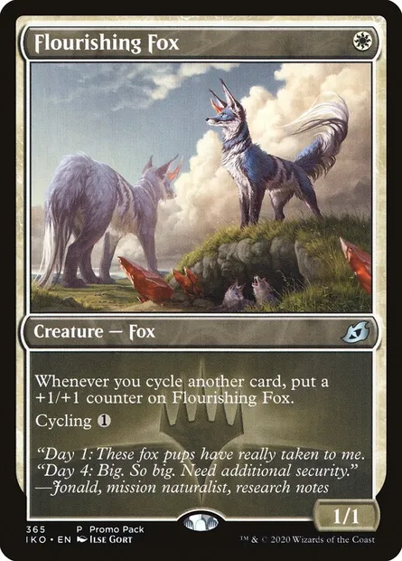 Flourishing Fox, Magic card IKO 365 — Ikoria: Lair of Behemoths set