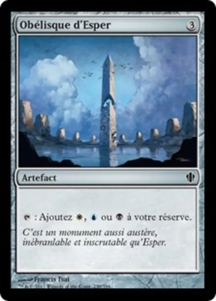 Obélisque d'Esper, carte Magic C13 250 — extension Commander 2013