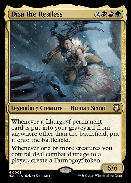 Disa the Restless, Magic card M3C 1 — Modern Horizons 3 Commander set