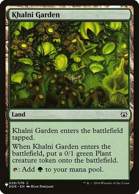 Khalni Garden, Magic card PLST DDR-28 — The List set