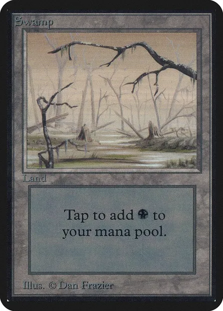 Marais, carte Magic LEA 291 — extension Limited Edition Alpha