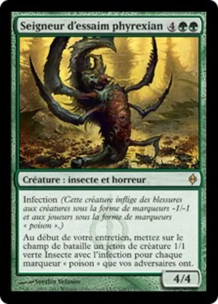 Seigneur d'essaim phyrexian, carte Magic NPH 119 — extension La Nouvelle Phyrexia