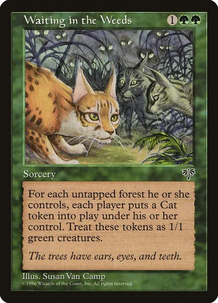 Waiting in the Weeds, Magic card MIR 252 — Mirage set