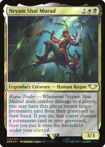 Neyam Shai Murad, carte Magic 40K 135★ — extension Warhammer 40,000 Commander