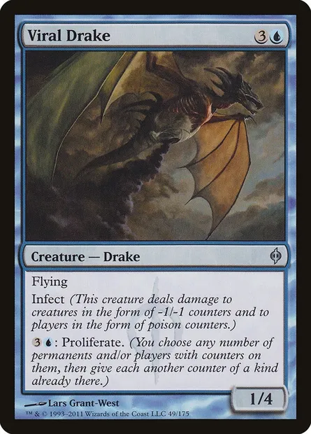 Viral Drake, Magic card NPH 49 — New Phyrexia set