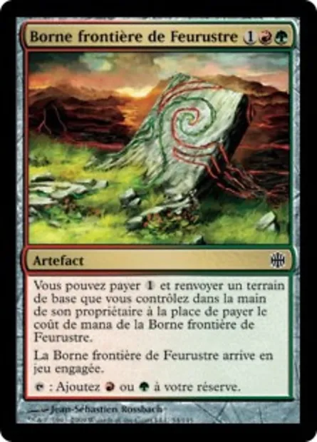 Borne frontière de Feurustre, carte Magic ARB 54 — extension La Renaissance d'Alara
