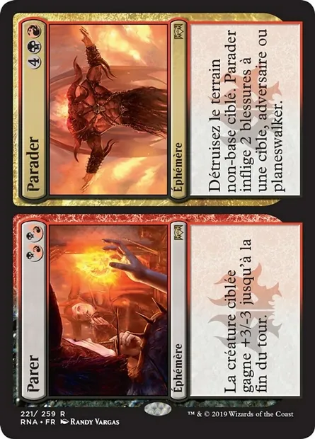 Parer // Parader, carte Magic RNA 221 — extension L'allégeance de Ravnica