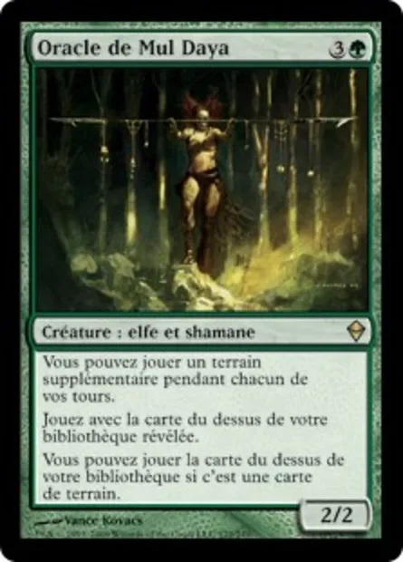Oracle de Mul Daya, carte Magic ZEN 172 — extension Zendikar