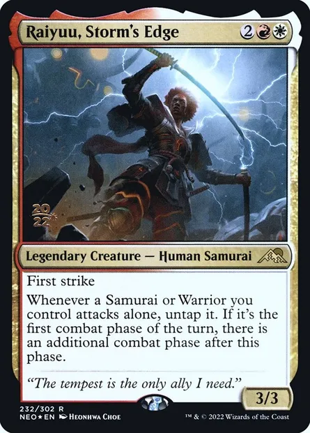 Raiyuu, Storm's Edge, Magic card PNEO 232s — Kamigawa: Neon Dynasty Promos set