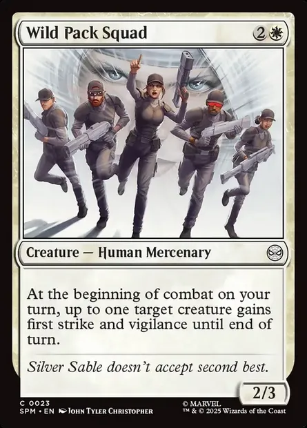 Wild Pack Squad, Magic card SPM 23 — Marvel's Spider-Man set