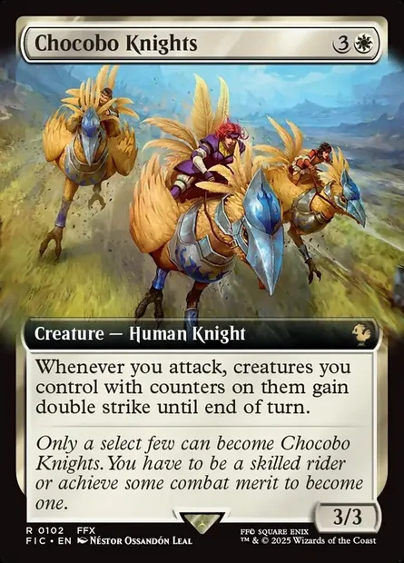 Chocobo Knights, Magic card FIC 102 — Final Fantasy Commander set
