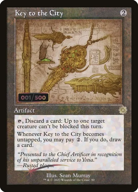 Key to the City, Magic card BRR 90z — The Brothers' War Retro Artifacts set