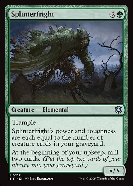 Splinterfright, Magic card INR 217 — Innistrad Remastered set