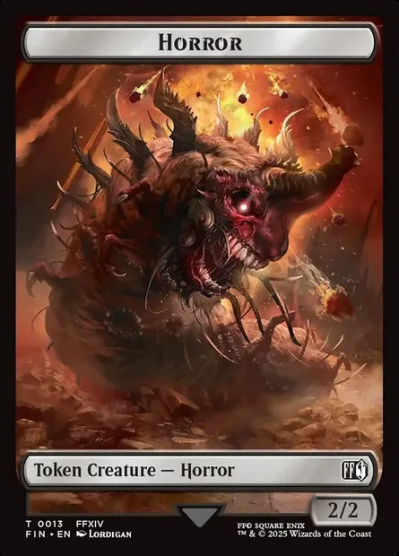 Horror, Magic card TFIN 13 — Final Fantasy Tokens set