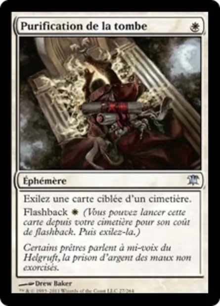 Purification de la tombe, carte Magic ISD 27 — extension Innistrad
