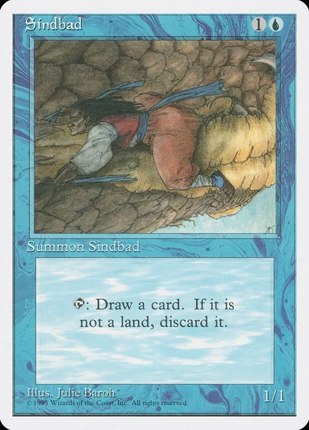 Sindbad, Magic card 4ED 100 — Fourth Edition set