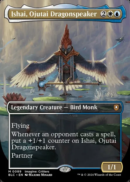 Ishai, Ojutai Dragonspeaker, Magic card BLC 89 — Bloomburrow Commander set